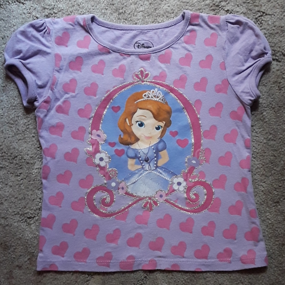 Disney Sofia the first little girls t-shirt